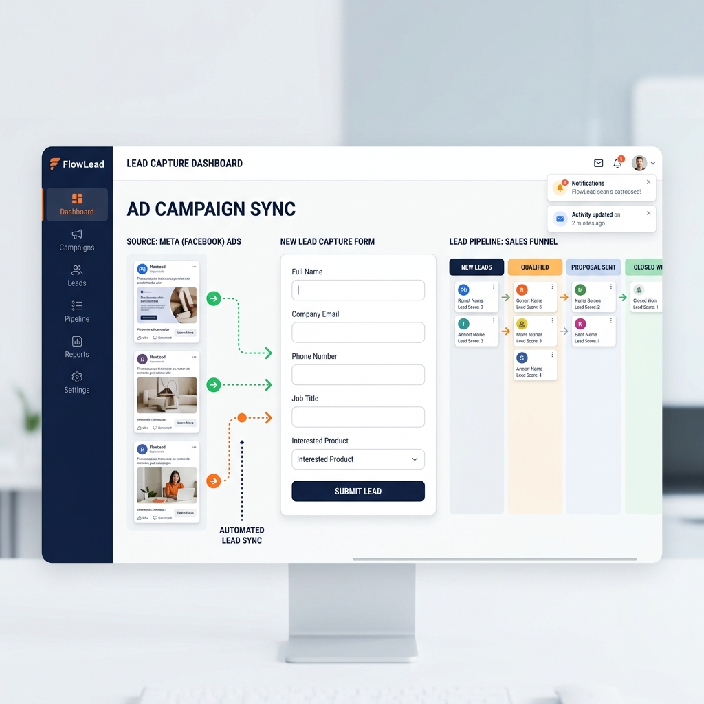 Captura automática de leads